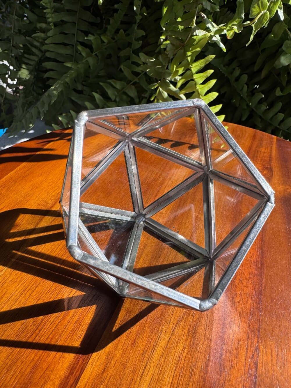 Geometric Glass Terrarium 3 Inch Mini Succulent Planter Air Plant Holder Crystal
